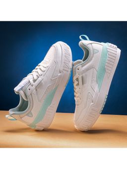 Red Tape - Women's Solid White Green Sneaker