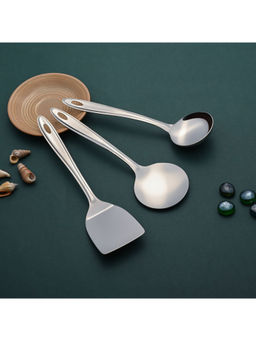 FNS - Silver Trinity Stainless Steel Serving Tools (Pack Of 3)