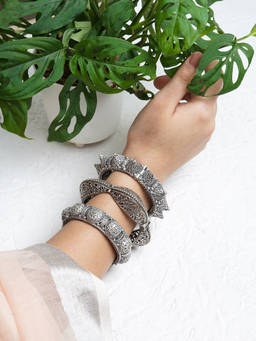 Teejh - Feral Stacked Bracelet (Set Of 3)