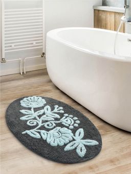 Saral Home - Grey Microfiber Bath Mat 50x80 cm