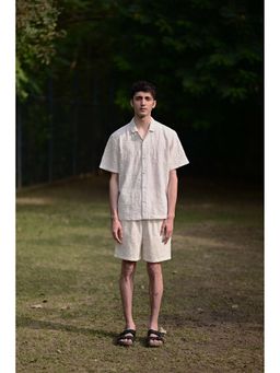 Raas Life - Embroidered Off White Cream Co-Ord Set