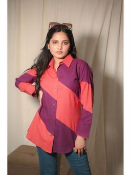 KARIGAR - Purple Cotton Shirt