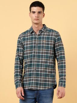 Wrangler - Mens Checks Multi Color Casual Shirt