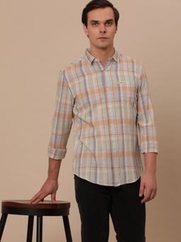Wrangler - Mens Checks Multi Color Casual Shirt