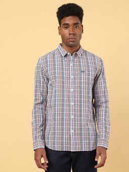 Wrangler - Mens Checks Multi Color Casual Shirt