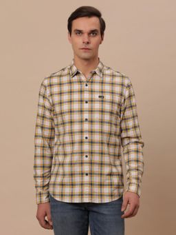 Wrangler - Mens Checks Multi Color Casual Shirt