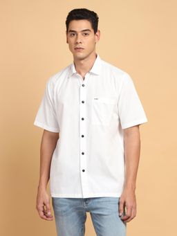 Wrangler - Mens White Casual Shirt