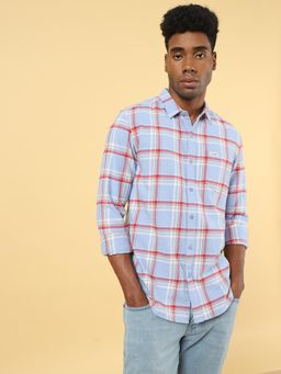 Wrangler - Mens Checks Multi Color Casual Shirt