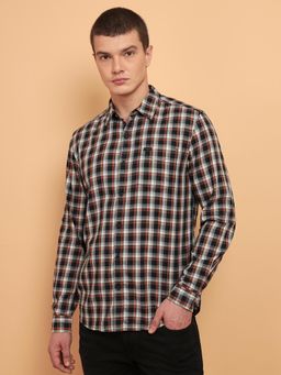 Wrangler - Mens Checks Multi Color Casual Shirt