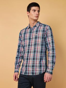 Wrangler - Mens Checks Multi Color Casual Shirt
