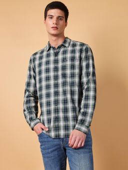 Wrangler - Mens Checks Multi Color Casual Shirt
