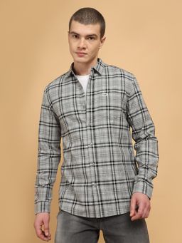 Wrangler - Mens Grey Casual Shirt