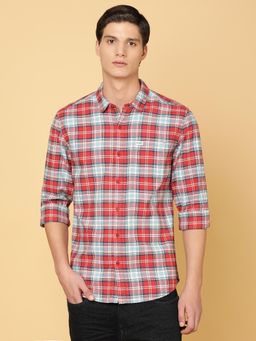 Wrangler - Mens Red Casual Shirt