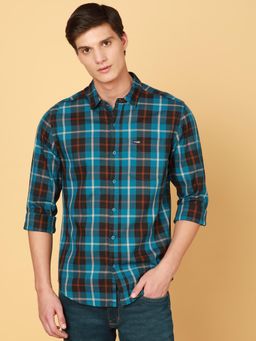 Wrangler - Mens Blue Casual Shirt