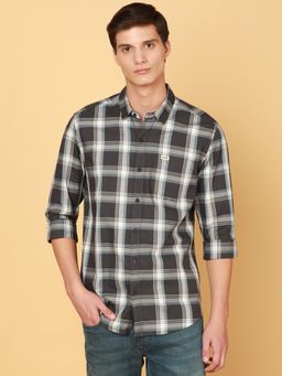 Wrangler - Mens Navy Blue Casual Shirt