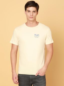 Wrangler - Mens Beige T-Shirt