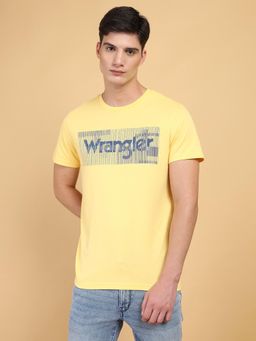 Wrangler - Mens Yellow T-Shirt