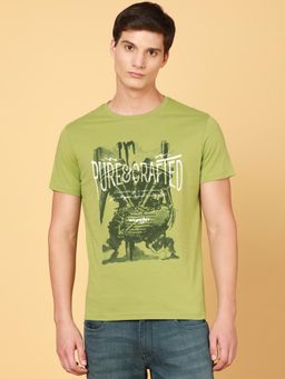 Wrangler - Mens Green T-Shirt