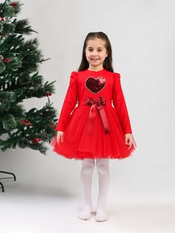 THE PONY & PEONY CO. - Red Love You Red Dress