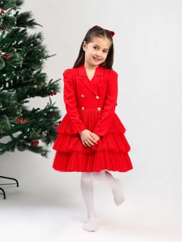 THE PONY & PEONY CO. - Red Mira Dress