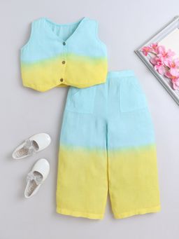 The Magic Wand - Rayon Sleeveless Colorblock Co-Ord Set