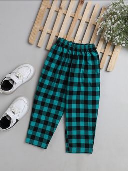 The Magic Wand - Full Length Checkered Pyjama - Green