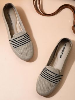 PRIAANSHA KIDS - Mesh Detailed Ballerinas - Beige