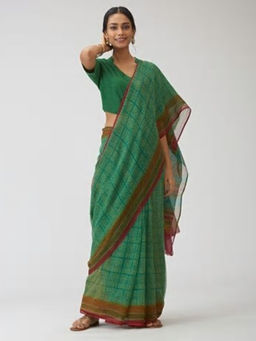 Fabindia - Cotton Silk Kota Printed Sari