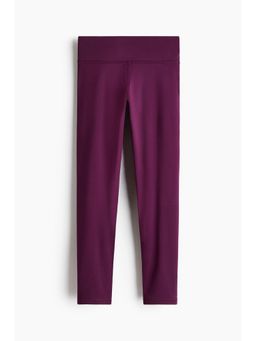H&M - Girls Purple Sports Leggings With Drymove