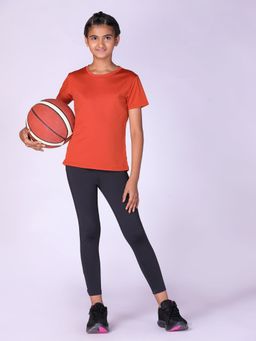 UMILDO - Girl's Top & Bottom Dry Fit Polyester Gym Wear (Set of 2)