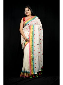 Isadora Life - Softest Mulmul Cotton Saree with Unstitched Blouse