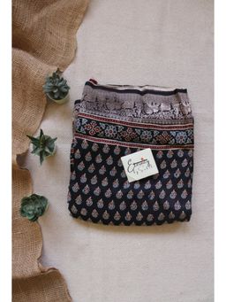 Eternity by Sakshi - Exclusive Black Dola Silk Saree Without Blouse