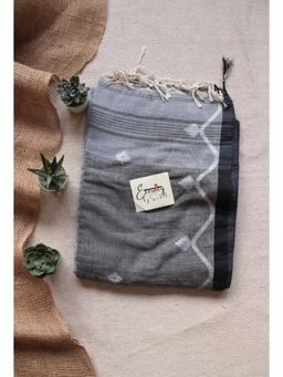 Eternity by Sakshi - Grey Aura Saree Without Blouse