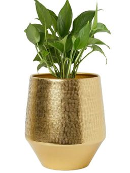 Ecofynd - Eion Jr Gold Metal Plant Pot