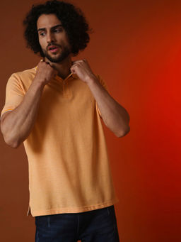 Campus Sutra - Men Solid Stylish Casual Polo T-shirts