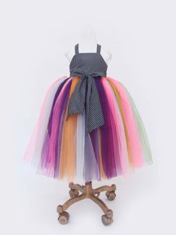 Fayon Kids - Multi Colored Net Gown
