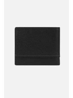 Allen Solly - Men Black Solid Genuine Leather Wallet