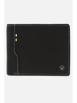 Allen Solly - Men Black Solid Genuine Leather Wallet