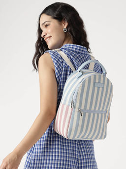 Fastrack - Pastel Stripe Canvas Backpack