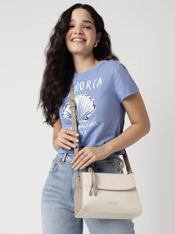 Fastrack - Beige Urban Edge Satchel Bag