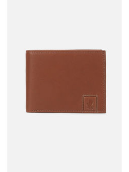 Peter England - Men Tan Solid Genuine Leather Wallet