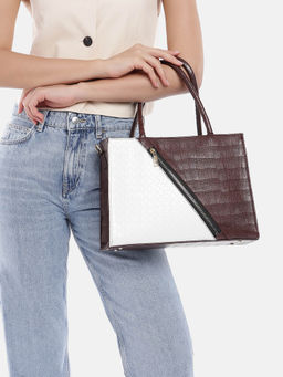 Fabbhue - Womens Multicolor Shoulder Bag with Detachable Strap