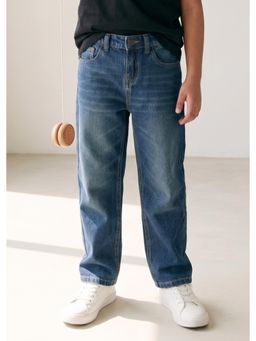 Tales & Stories - Boys Dark Blue Baggy Fit Jeans