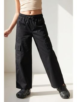 Tales & Stories - Girls Black Wide Leg Trouser