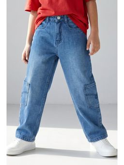 Tales & Stories - Boys Blue Straight Fit Jeans