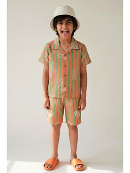 Tales & Stories - Boys Multi-Color Cotton Shirts with Shorts