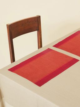 Fabindia - Red Zeeya Cotton Mat