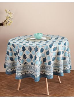 Fabindia - Earth Files Printed Cotton Round Table Cover