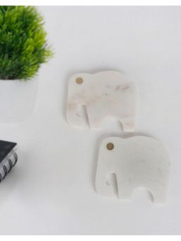 Fabindia - Ivory Adweta Stone Coasters