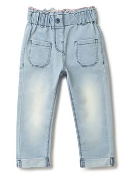 Tales & Stories - Girls Light Blue Slim Fit Denim Jeans